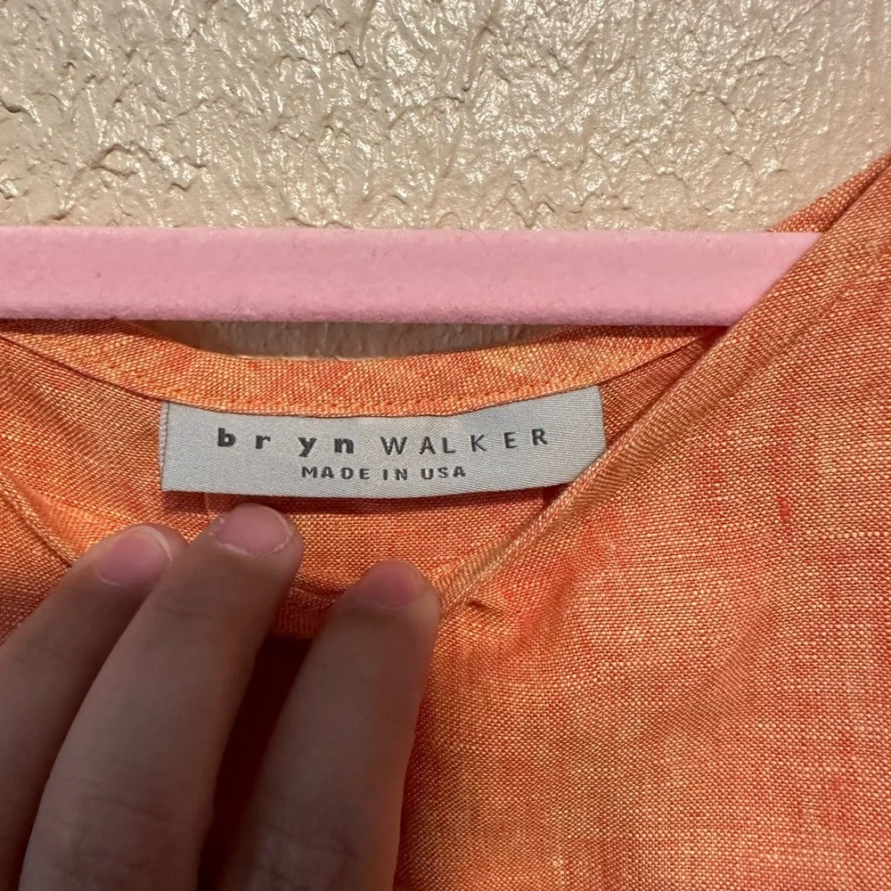 Bryn Walker Linen Top Bell Sleeves Size XXL‎